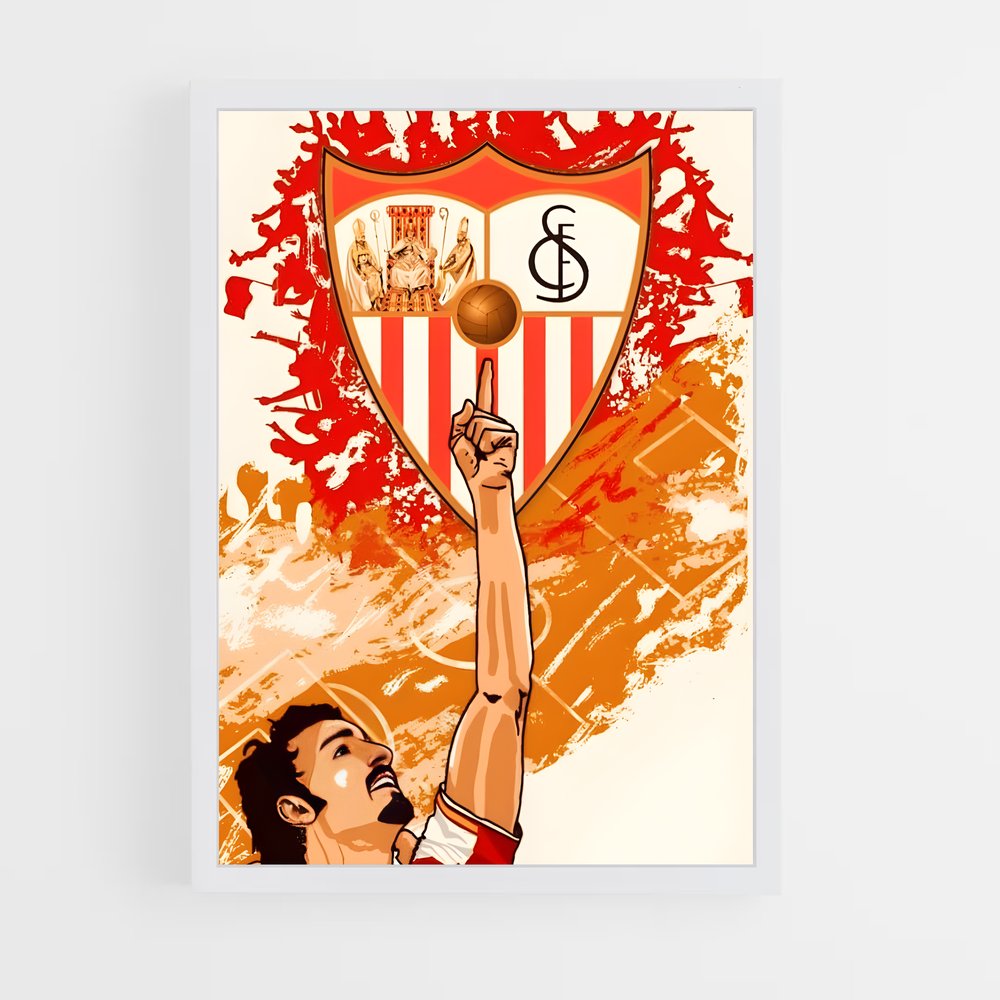 Poster Sevilla champion (vue 3)